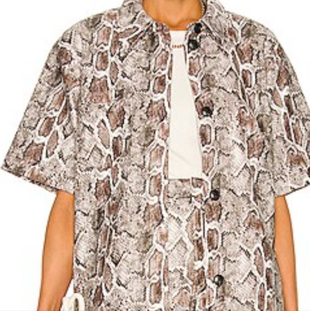Song Of Style - Rove Top Snake print Button Up.  Size XS.   NWT